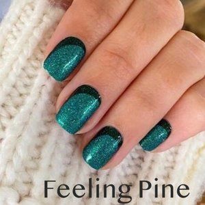 Color Street Nails Feeling Pine RETIRED Glitter Set NWT